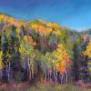 Autumn Near Elbert Creek pastel painting