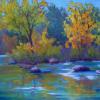 Autumn at Hermosa Creek pastel painting