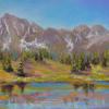 View of Snowdon Peak pastel