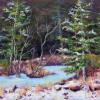 Winter Solitude pastel painting