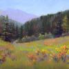 Meadow Hermosa Watershed pastel painting