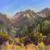 La Plata Vista pastel painting